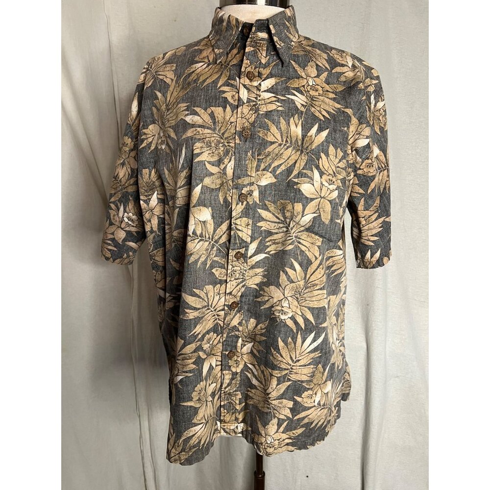 Cooke Steet Honolulu men’s L shirt Hawaiian Luau vacation beach dinner night out